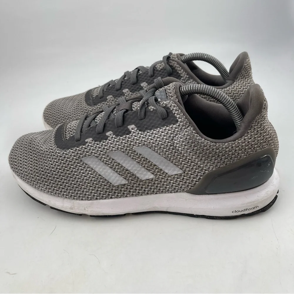 Adidas Women’s Cosmic 2 SL -SZ 12- Silver Grey Lace-Up Running Shoes Sneakers